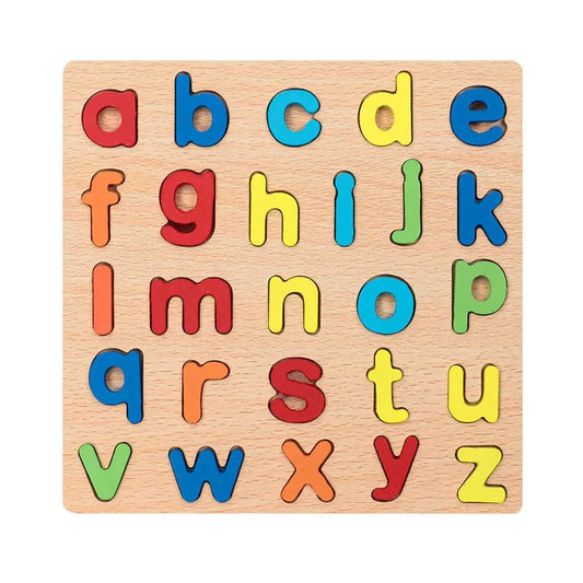 Wooden Alphabets, Numbers & Shapes for Kids