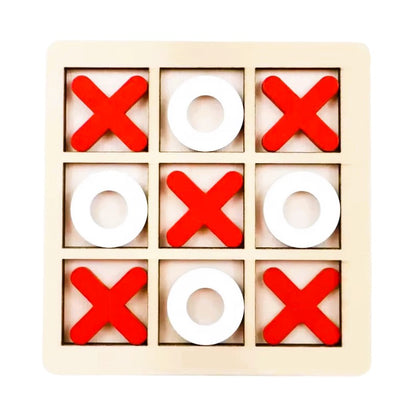 Wooden Tic-Tac-Toe Board Game – Classic XO Game