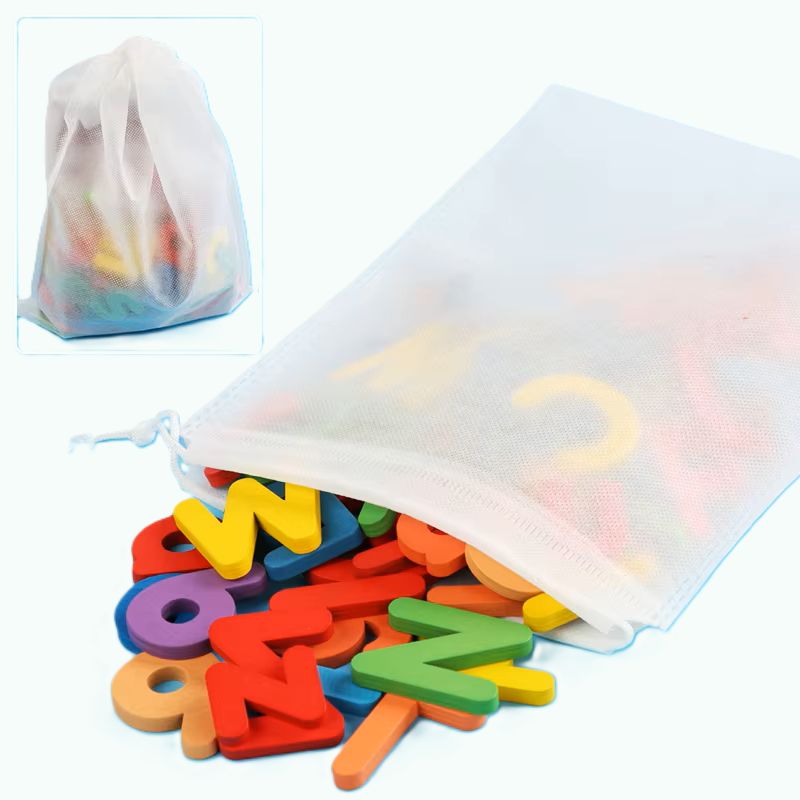 3-In-1 Wooden Numbers & Letters Matching and Tracing Flashcard Set