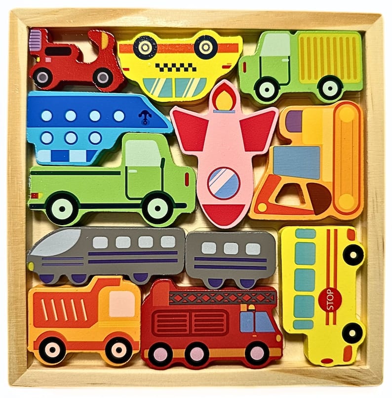 Colorful Wooden Puzzle | Early Learning Toy for Children