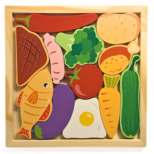 Colorful Wooden Puzzle | Early Learning Toy for Children