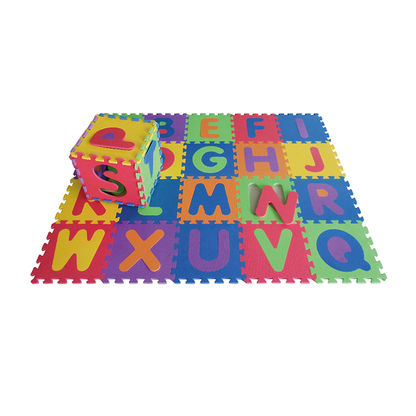 EVA Puzzle Mat-Interlocking Alphabet & Number Tiles