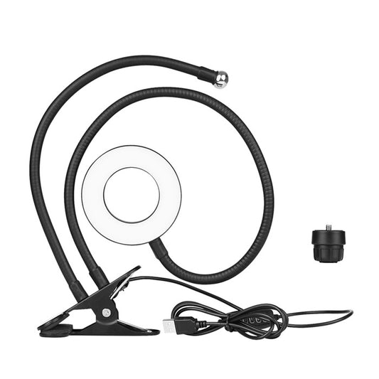 Flexible Ring Light with Phone Holder-Live Streaming Stand