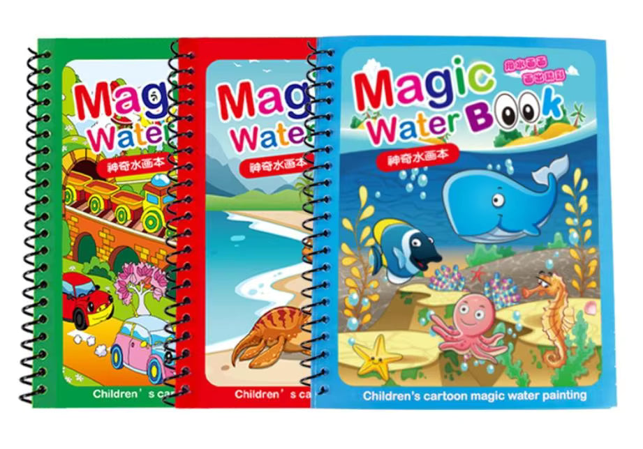 Magic Water Book - Drawing Activity For Kids