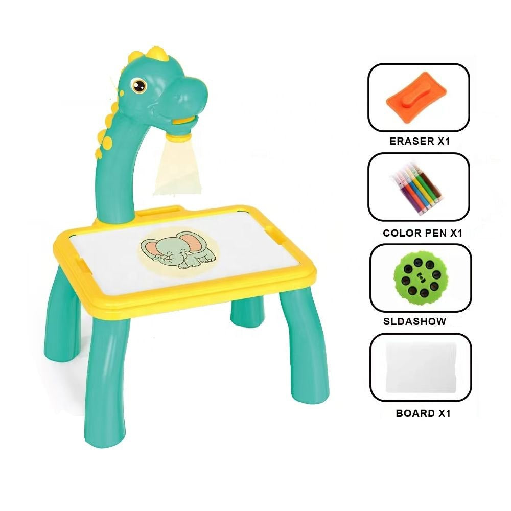 LED Projector Drawing Table for Kids- Random Color/Design