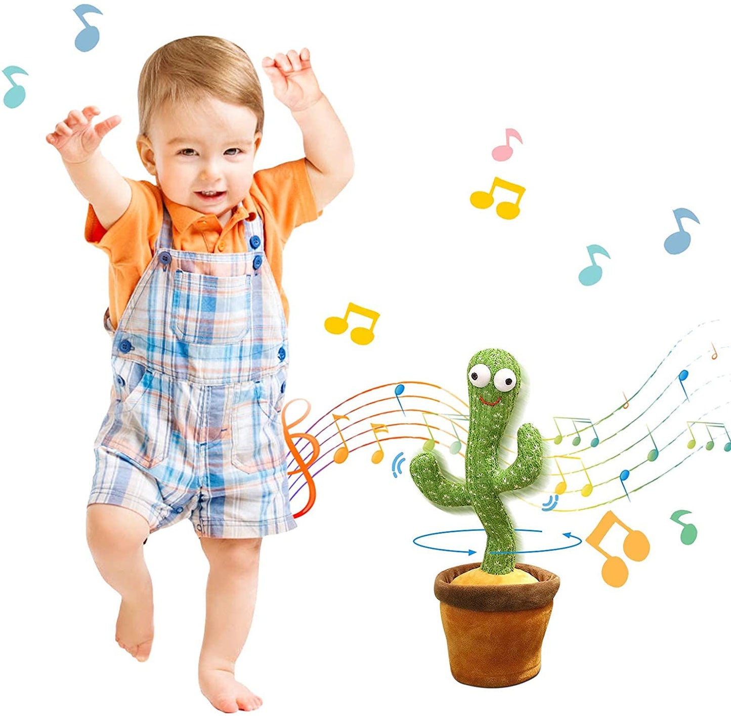 Dancing Talking Cactus Toy (Rechargeable)