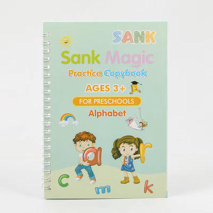 Sank Magic Practice Book Set – 4 Books + Magic Pen