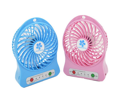Mini Portable Fan- With Rechargeable Lithium-ion Cell