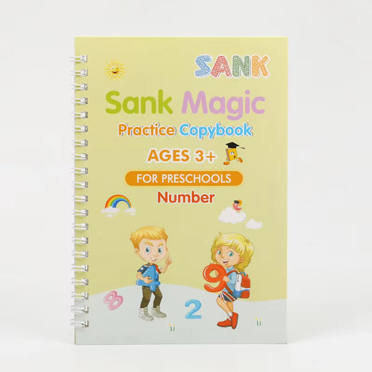 Sank Magic Practice Book Set – 4 Books + Magic Pen