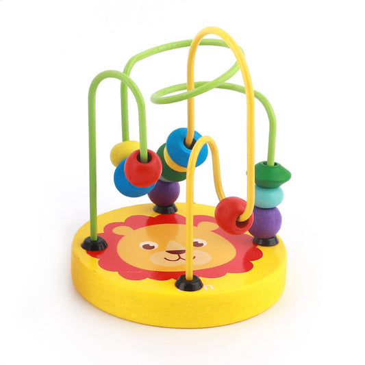 Educational Wooden Winding Bead - Toddler Montessori Toy