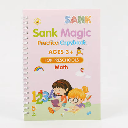 Sank Magic Practice Book Set – 4 Books + Magic Pen