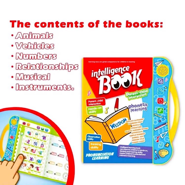 E Book for Kids Early Education - Intelligence Book for Kids - Educational Toy