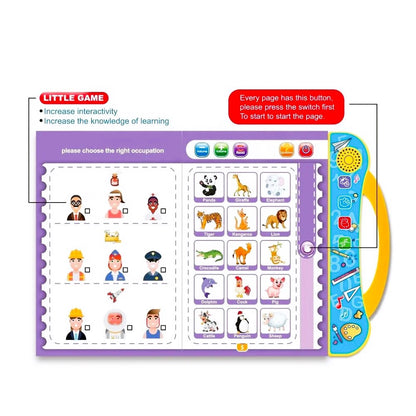 E Book for Kids Early Education - Intelligence Book for Kids - Educational Toy