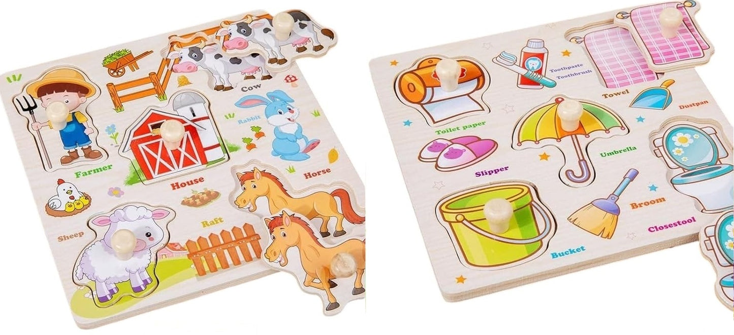 Wooden Puzzle Toy Kids- Educational Toy