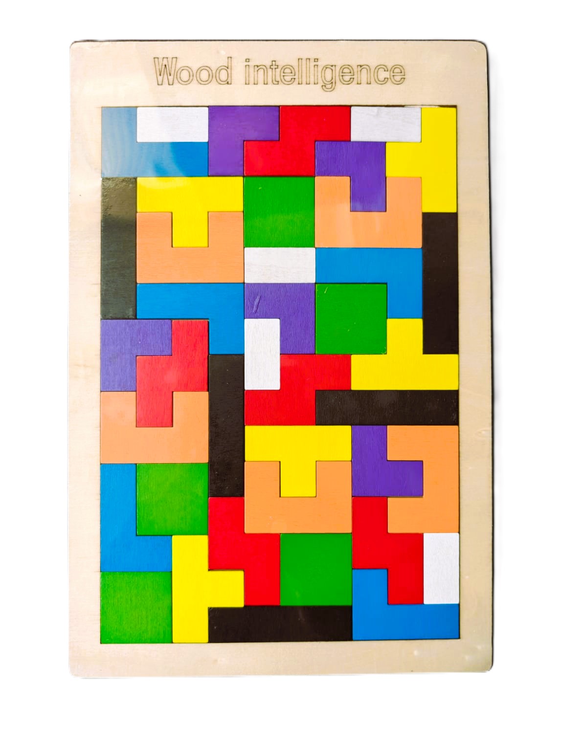 Wooden Puzzle Toy - 3D Jigsaw Wood Intelligence Puzzle