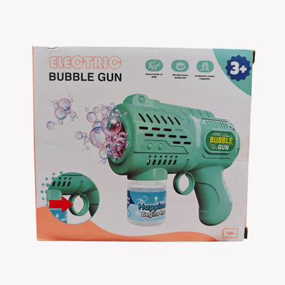 Electric Bubble Gun For Kids-Automatic Bubble Blower With Liquid