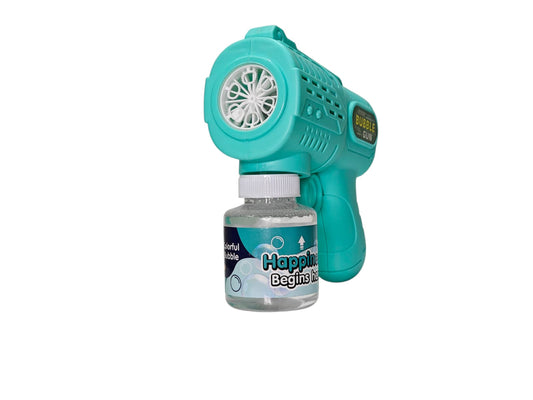 Electric Bubble Gun For Kids-Automatic Bubble Blower With Liquid