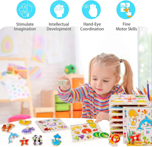 Wooden Puzzle Toy Kids- Educational Toy