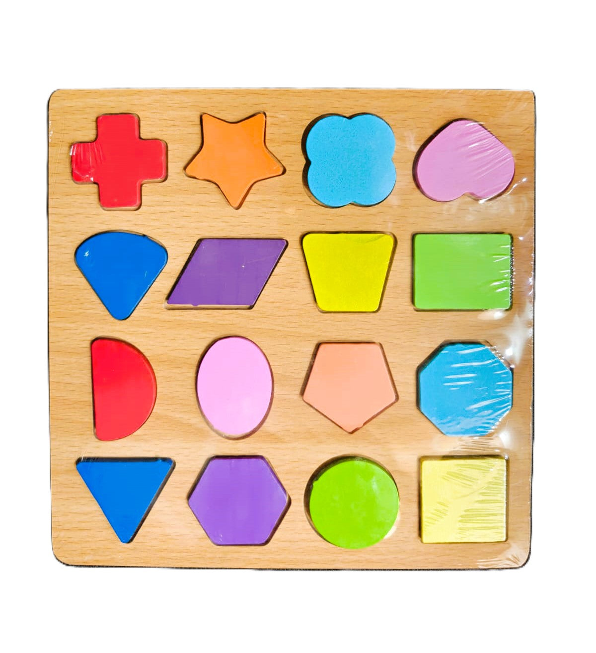 Wooden Alphabets, Numbers & Shapes for Kids