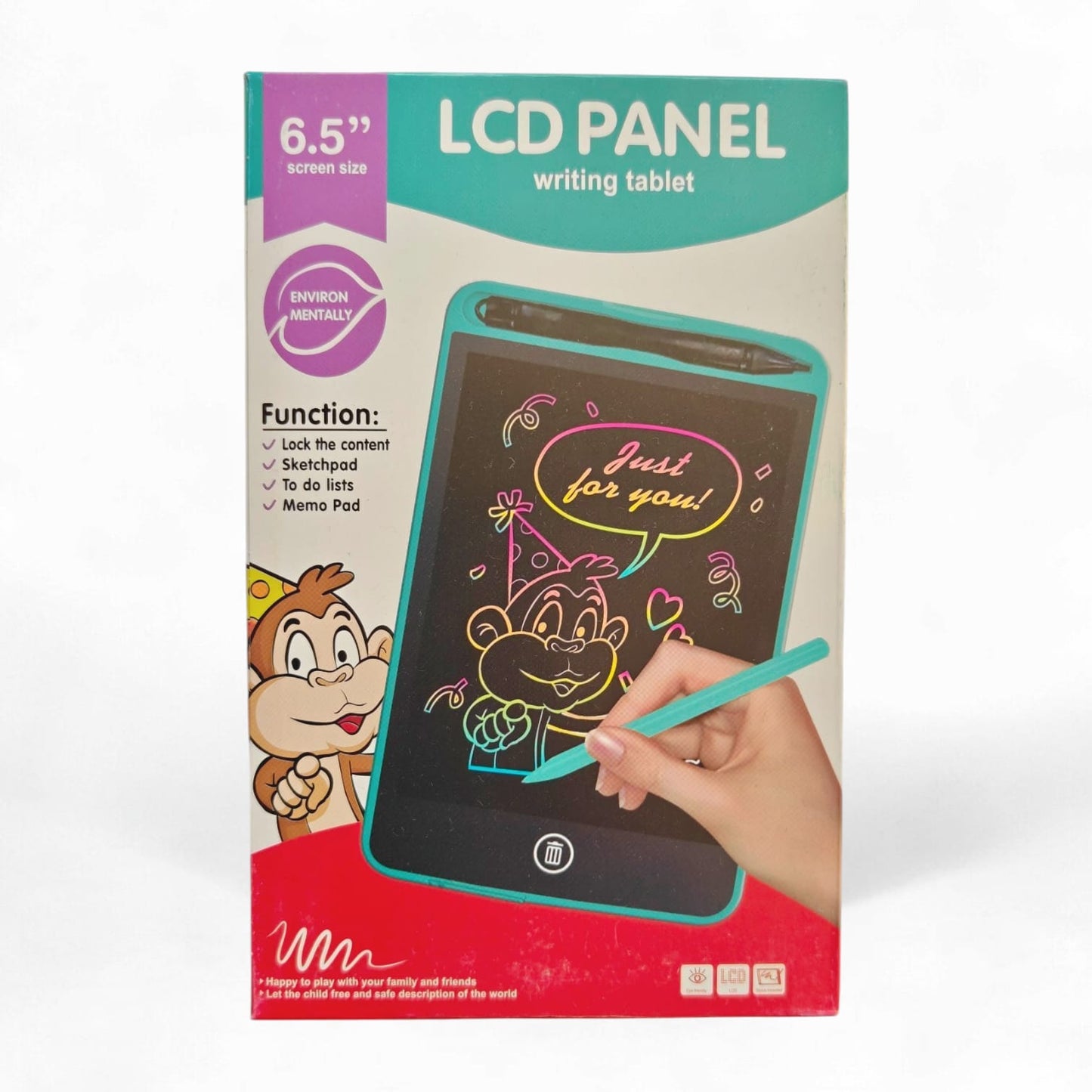 LCD Writing Tablet for Kids- Multicolor Drawing Tablet