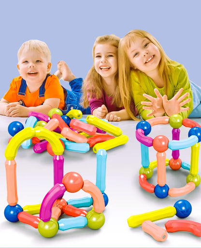 DIY Magnetic Building Blocks For Kids- Learning Educational Toy