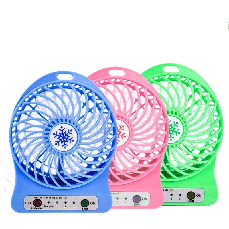 Mini Portable Fan- With Rechargeable Lithium-ion Cell